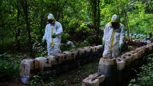 Mexico navy says finds 50 tons of meth in mountain lab
