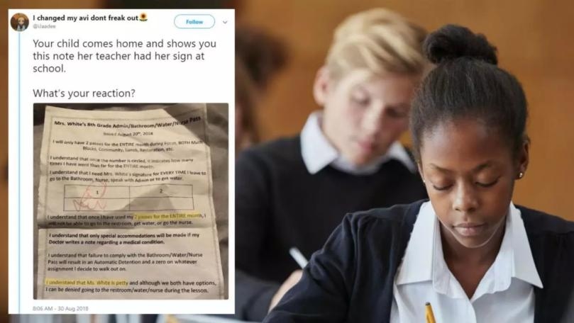 People Are Outraged Over Teacher's 'Aggressive' and 'Petty' Note to Students
