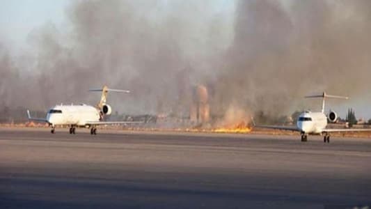 سقوط صواريخ في محيط مطار طرابلس الغرب ولا إصابات