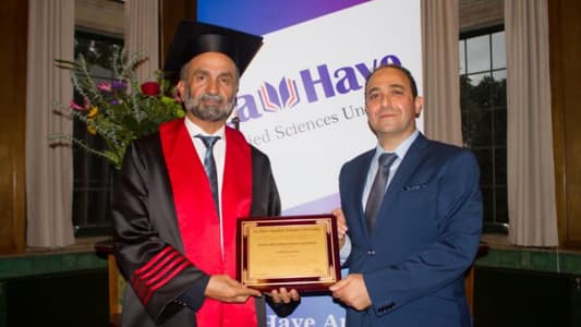 الجروان يُكرّم بدرجة الدكتوراه الفخريّة من جامعة لاهاي 