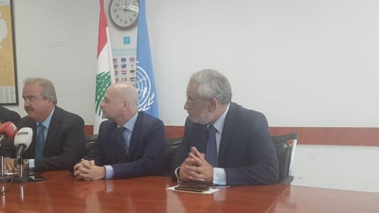 وفد من لجنة الشؤون الخارجية والمغتربين النيابية زار مؤسسة الاونروا في لبنان