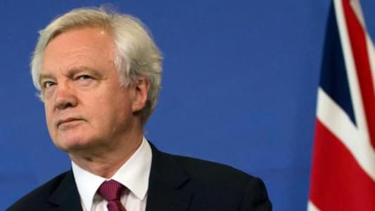 Former Brexit minister Davis says exit deal 80 - 90 percent likely