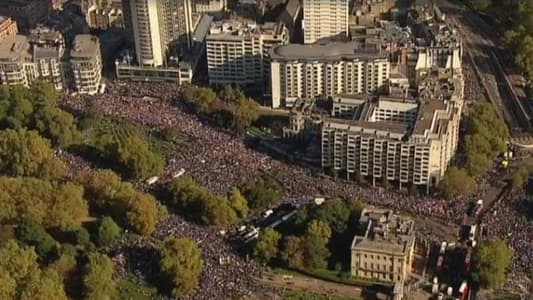 Photos: Tens of Thousands March Through The Streets of London for This Reason