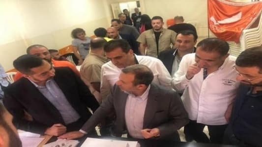 Bassil tours FPM polling stations