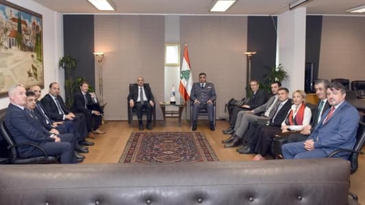 عثمان استقبل مدير الهيئة اللبنانية للطاقة الذرية