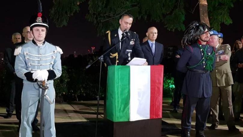 Italian Contingent celebrates "Italy's Unity and Armed Forces Day"