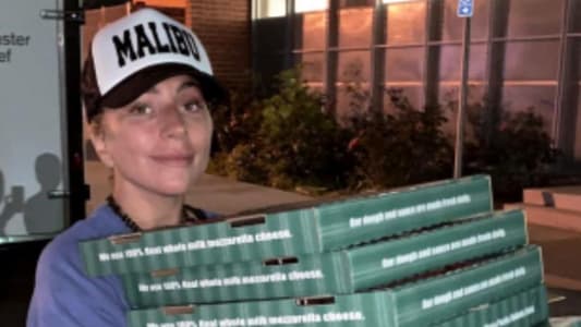 Lady Gaga Delivers Pizza to California Fire Evacuees, Emergency Workers
