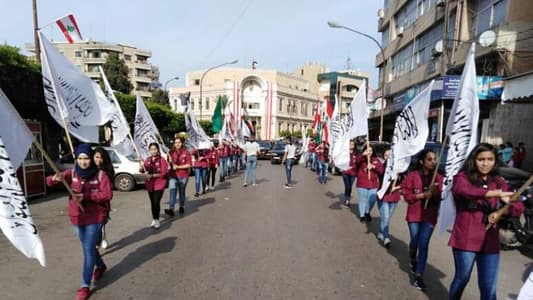 مسيرة كشفية بذكرى المولد النبوي في طرابلس