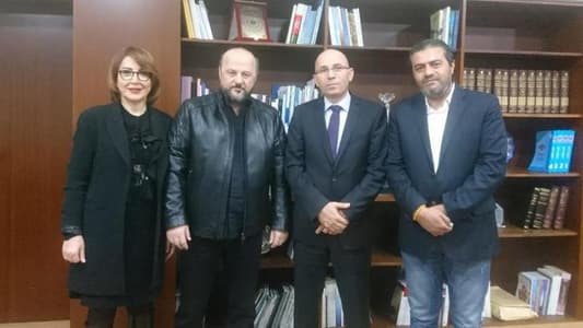 الرياشي بحث مع مدير الاذاعة الاردنية في التعاون الاعلامي