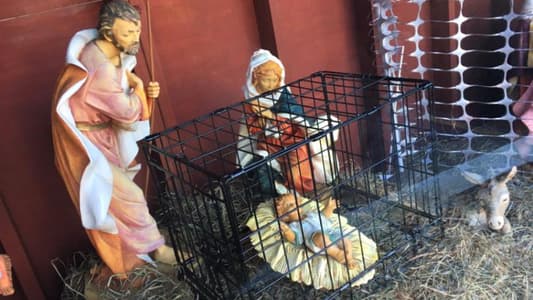 Church Puts Baby Jesus in Cage to Show Solidarity with Migrants