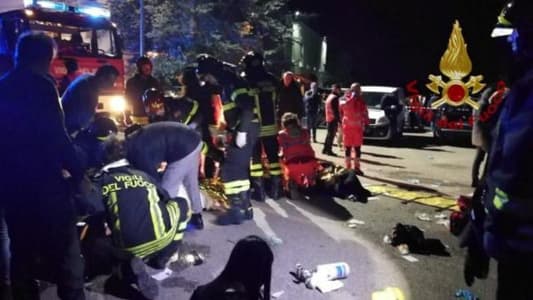 Six people, mostly teenagers, killed in Italy nightclub stampede