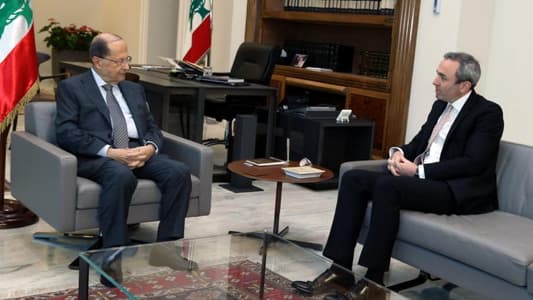 الرئيس عون استقبل سفير بريطانيا في لبنان كريس رامبلينغ وأجرى معه جولة أفق تناولت الأوضاع العامة