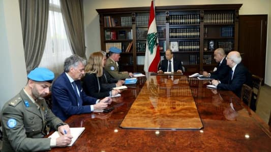 عون: لبنان حريص على القرار 1701