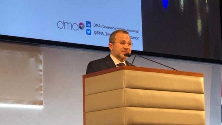 باسيل: لبنان يجب ان يصبح منصة لاعادة اعمار سوريا 