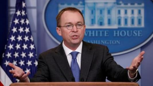 Top Trump aide Mulvaney says shutdown may go into new year