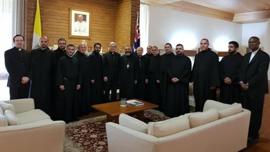 Abbot Hashem meets New South Wales PM, Apostolic Nuncio to Australia