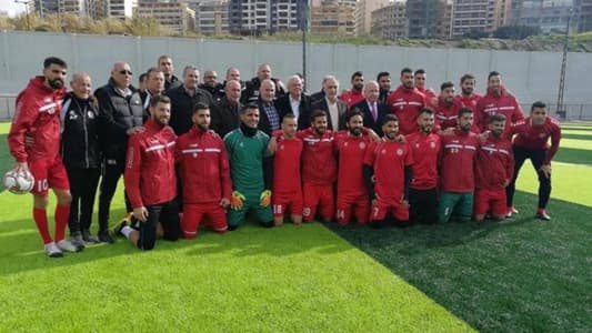 Fneish visits national football team ahead of AFC Asian Cup in Dubai