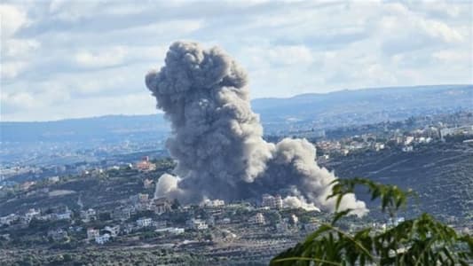 NNA: An Israeli airstrike targeted Deir Qanoun En Nahr village in the Tyre district, causing significant damage to property and shops