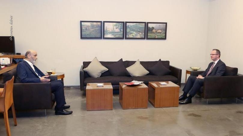 Geagea meets Turkish ambassador