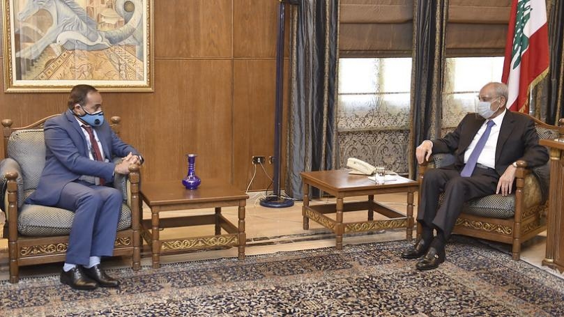 Berri meets IOM Lebanon Head of Office, World Bank delegation, Turkish ambassador