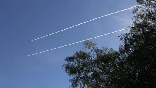 Israeli military aircraft breaking the sound barrier over the Bekaa Valley caused four consecutive explosions that heard throughout the entire atmosphere of the central Bekaa