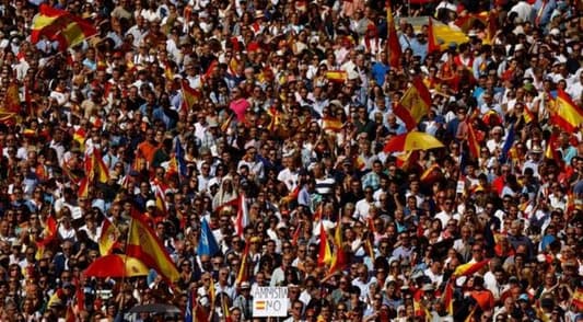 40,000 march in Spain against amnesty for Catalan separatists