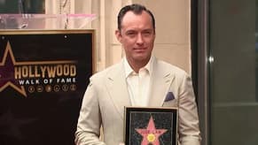 Jude Law gets a star on Hollywood Walk of Fame