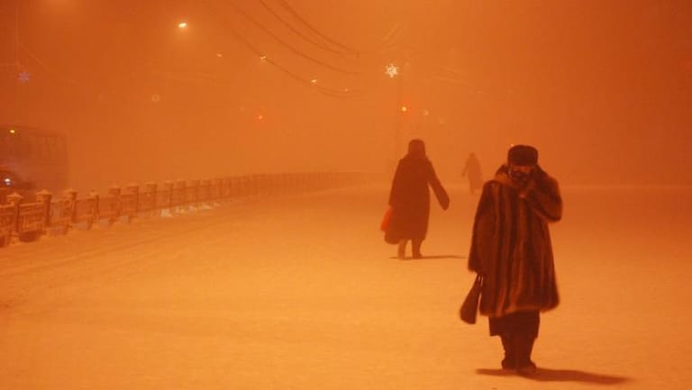 تحذيرٌ من برد قارس في مدينة روسية