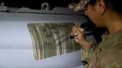 Photo: Message on a Bomb