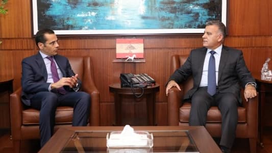 General Ibrahim meets MP Fadi Alame