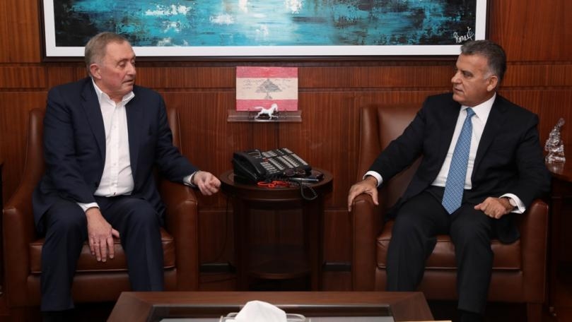 Ibrahim meets Chairman of Serbia Lebanon Business Council