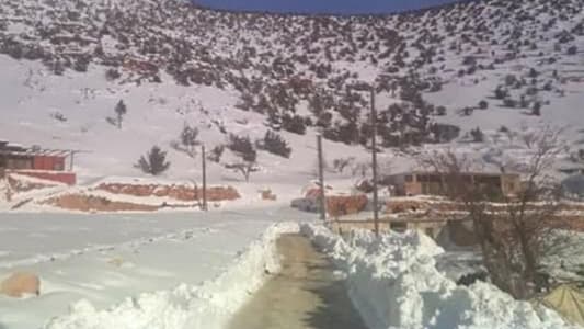 قائمقام الهرمل تفقّد أضرار العاصفة في قرى الجرود