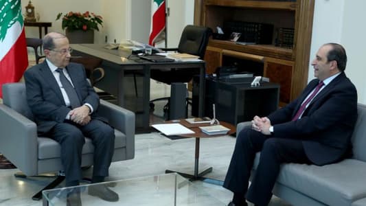 الرئيس عون استقبل سفير لبنان في كوريا الجنوبية انطوان عزام وبحث معه في العلاقات بين البلدين