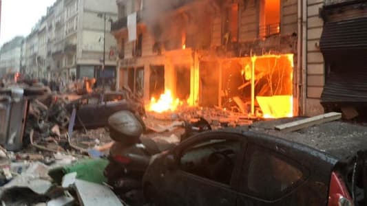 مقتل رجلي إطفاء في الانفجار في المخبز في باريس