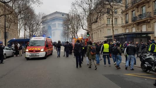 وزارة الداخلية الفرنسيّة: 84 ألفاً من "السترات الصفر" تظاهروا اليوم في فرنسا