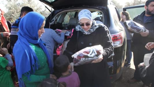مساعدات لـ250 عائلة سورية في مخيمات طرابلس