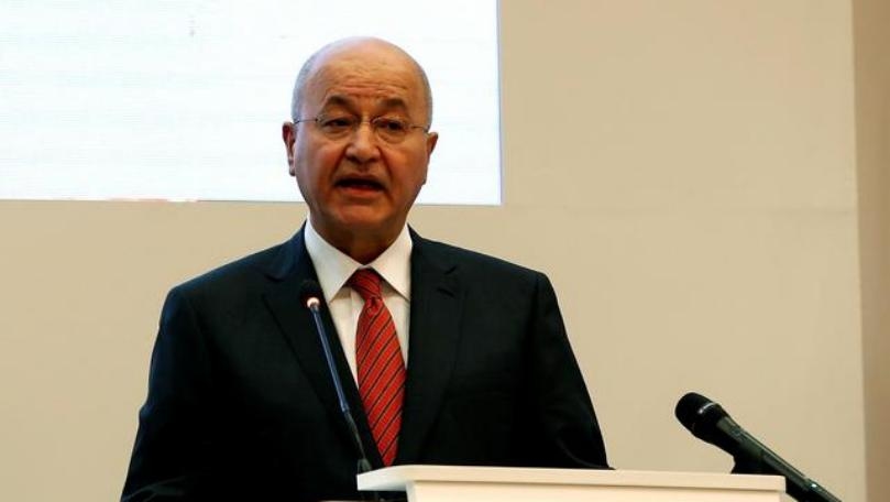 Iraqi president says Trump did not ask permission to 'watch Iran'