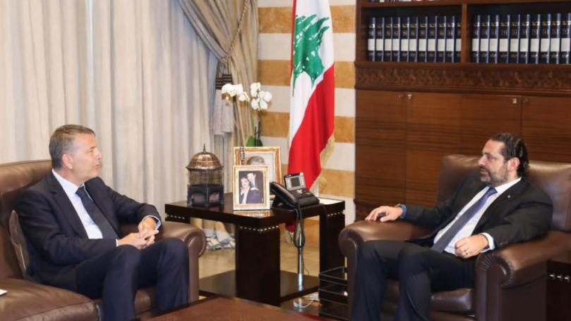 الحريري استقبل نجاري ولازاريني والجابري 