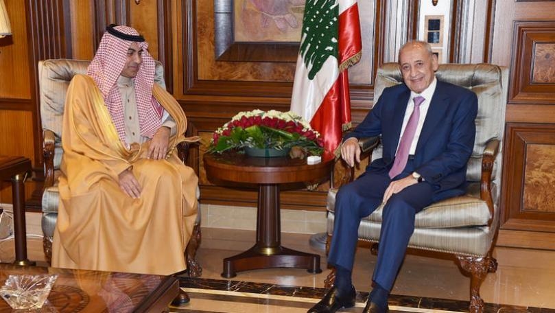 Berri meets Saudi senior envoy