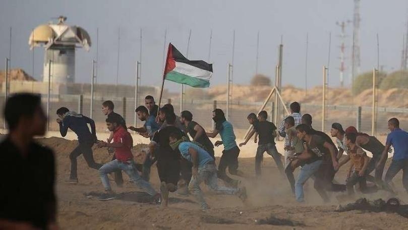إصابة 19 فلسطينيا في مواجهات في قطاع غزة