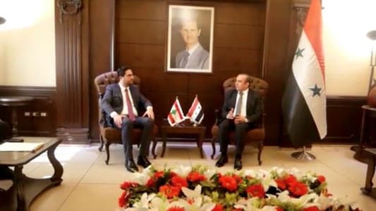 Gharib visits Syrian Local Administration Minister, says ready to cooperate to secure return of refugees