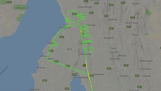Pilot Spells Out "I'm Bored" in Air During Test Flight