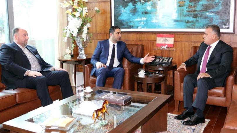 الغريب زار اللواء ابراهيم وبحث معه في أوضاع النازحين