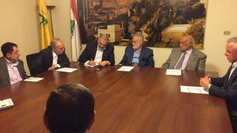 وفد تكتل نواب بعلبك الهرمل بحث مع مجلس الانماء بتأهيل الطرقات