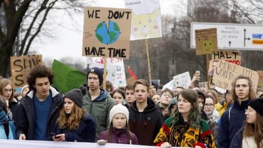 German students walk out of school in climate change protest