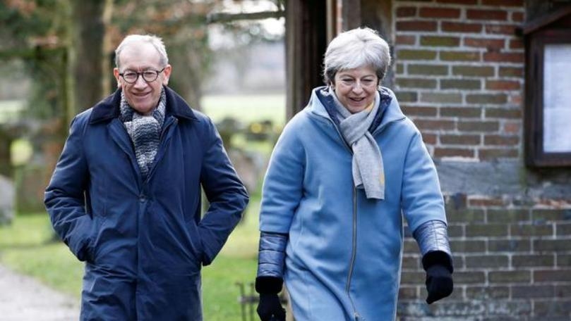 Theresa may blue hot sale winter coat