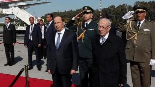 رئيس الجمهورية وصل الى قصر المؤتمرات في تونس
