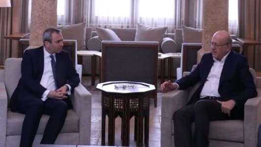 Mikati meets British ambassador in Tripoli