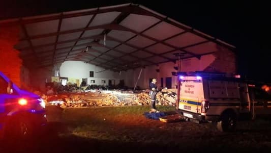 Thirteen dead in South Africa after church wall collapses