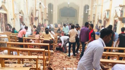 بالصور: 20 قتيلاً و160 جريحاً في 6 انفجارات في سريلانكا!